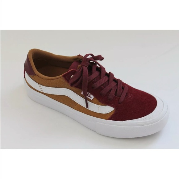 Vans style 112 pro burgundy gold medal  men 7 new - Picture 3 of 8